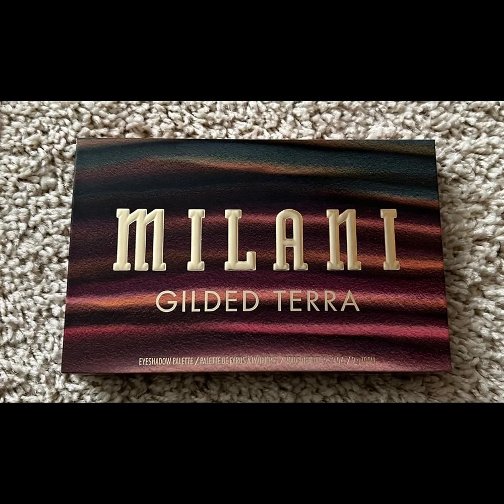 New: Milani Eyeshadow Gilded Terra 15 Pan Palette.